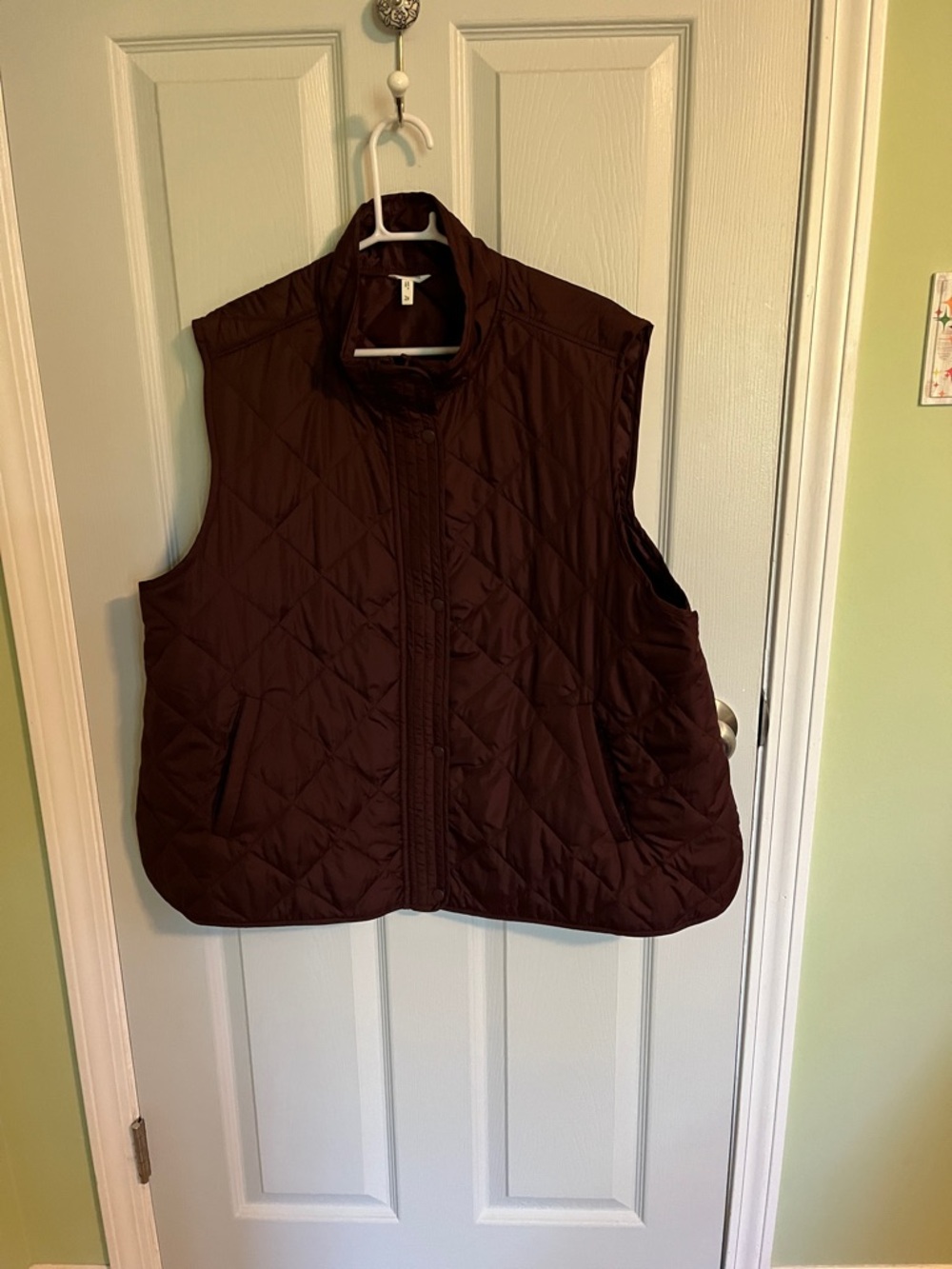 Maurices Quilted Puffer Vest - Wine